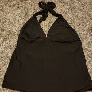 Black Tankini Bathingsuit Top